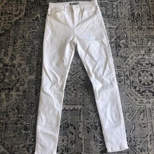 Topshop White Jamie High Waist Skinny Jeans 28x32
